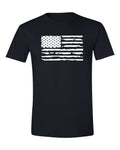 White Distressed Flag T-Shirt