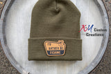 Customizable National Forest Sign Beanie or Patch