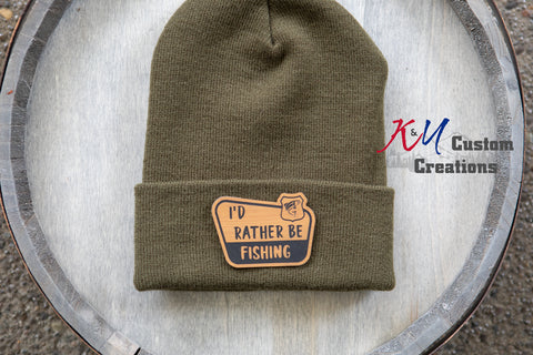 Customizable National Forest Sign Beanie or Patch