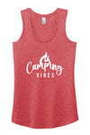 Camping Vibes Ladies' Perfect Tri Racerback Tank