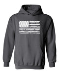 White Distressed Flag Sweatshirt