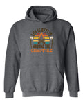 Camping Life is Better by a Campfire Sweatshirt Template