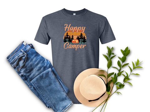 Happy Camper Trailer T-Shirt