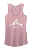 Camping Vibes Ladies' Perfect Tri Racerback Tank