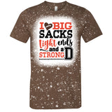 I love Big Sacks, Tight Ends and a Strong D Football T-shirt