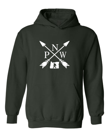PNW Oregon with Sasquatch Sweatshirt