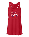 Boom Bitch Ladies Gathered Back Tank Top