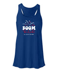 Boom Bitch Ladies Gathered Back Tank Top