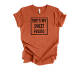 He's / She's My Sweet Potato / I Yam Unisex T-Shirt