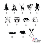 Customizable National Forest Sign Beanie or Patch