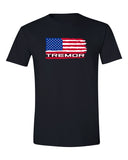 American Flag Tremor Unisex T-Shirt