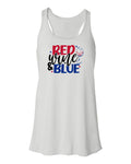 Red Wine & Blue Ladies Gathered Back Tank Top