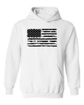 Black Distressed Flag Sweatshirt