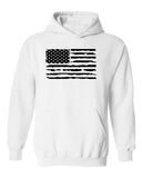 Black Distressed Flag Sweatshirt