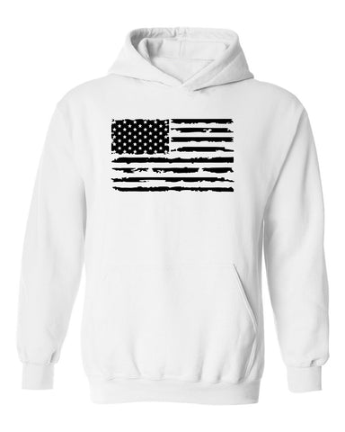 Black Distressed Flag Sweatshirt